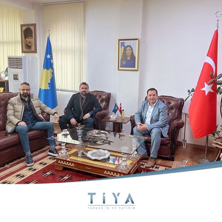 TİYA heyeti, Kosova’da Mamuşa Belediye Başkanı Krasniç ile görüştü.